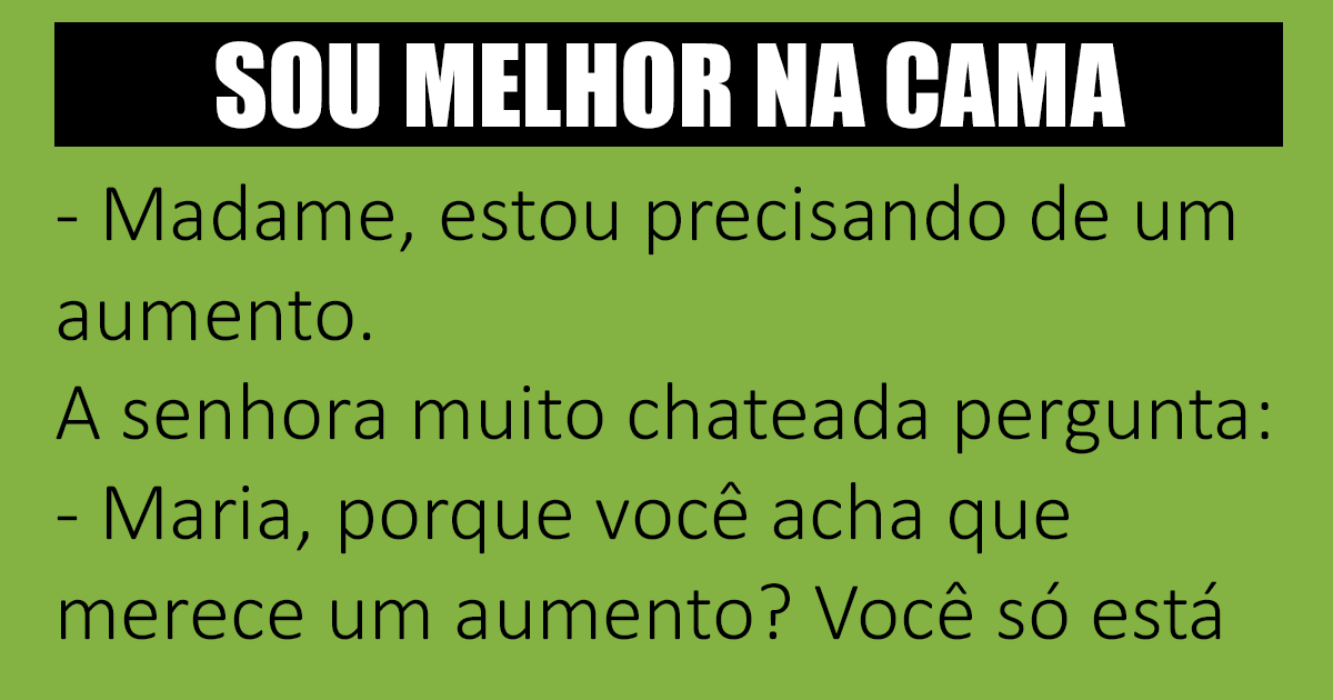 A empregada que queria um aumento A empregada que queria um aumento