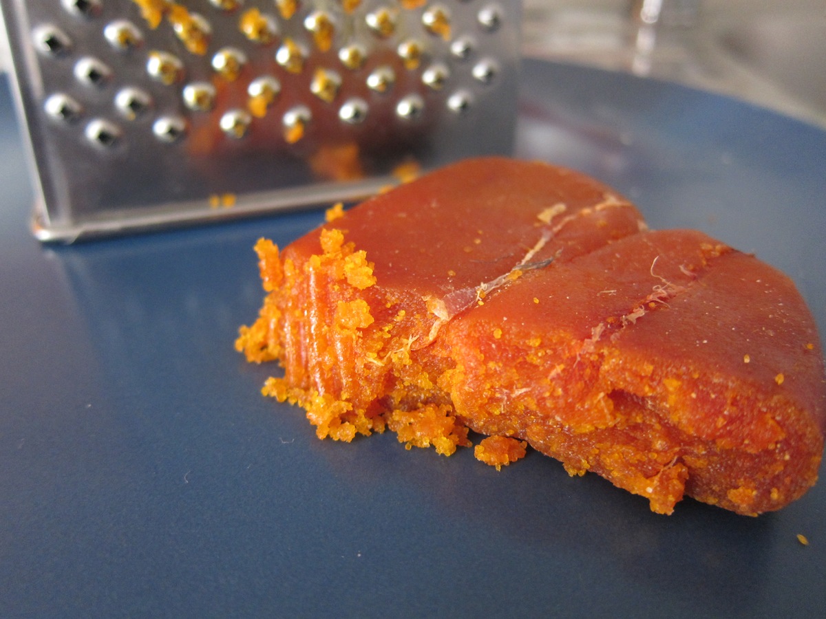 Spaghetti bottarga e vongole