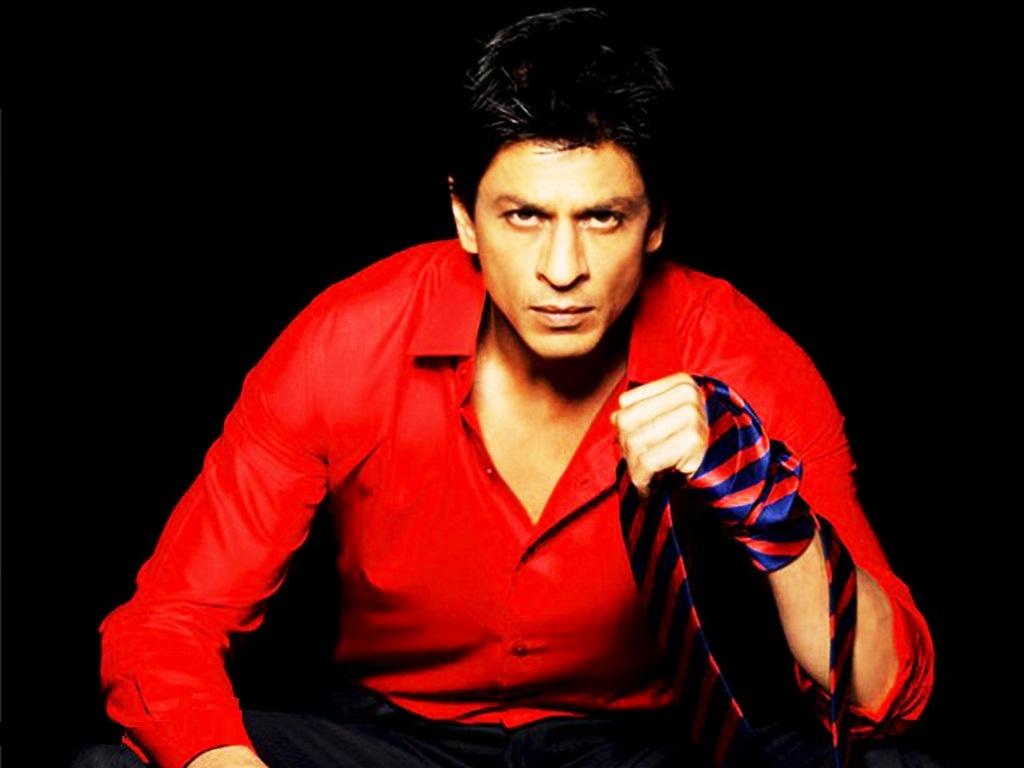 shahrukh khan red shirt