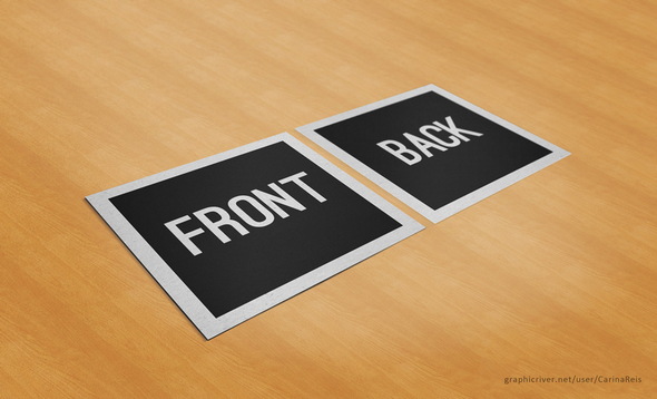 mockup de tarjeta de presentación editables