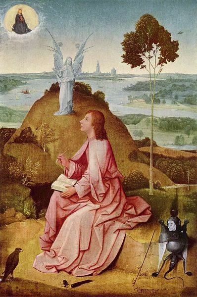 São João Evangelista na Ilha de Patmos - Bosch, Hieronymus e suas principais pinturas