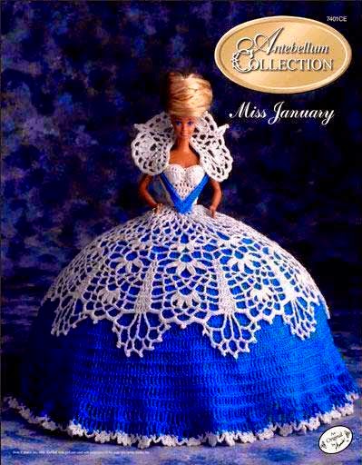 vestidos de crochet para barbie