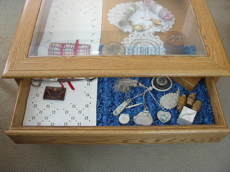 Collector With A Needle Display and Use of Needlework Tools