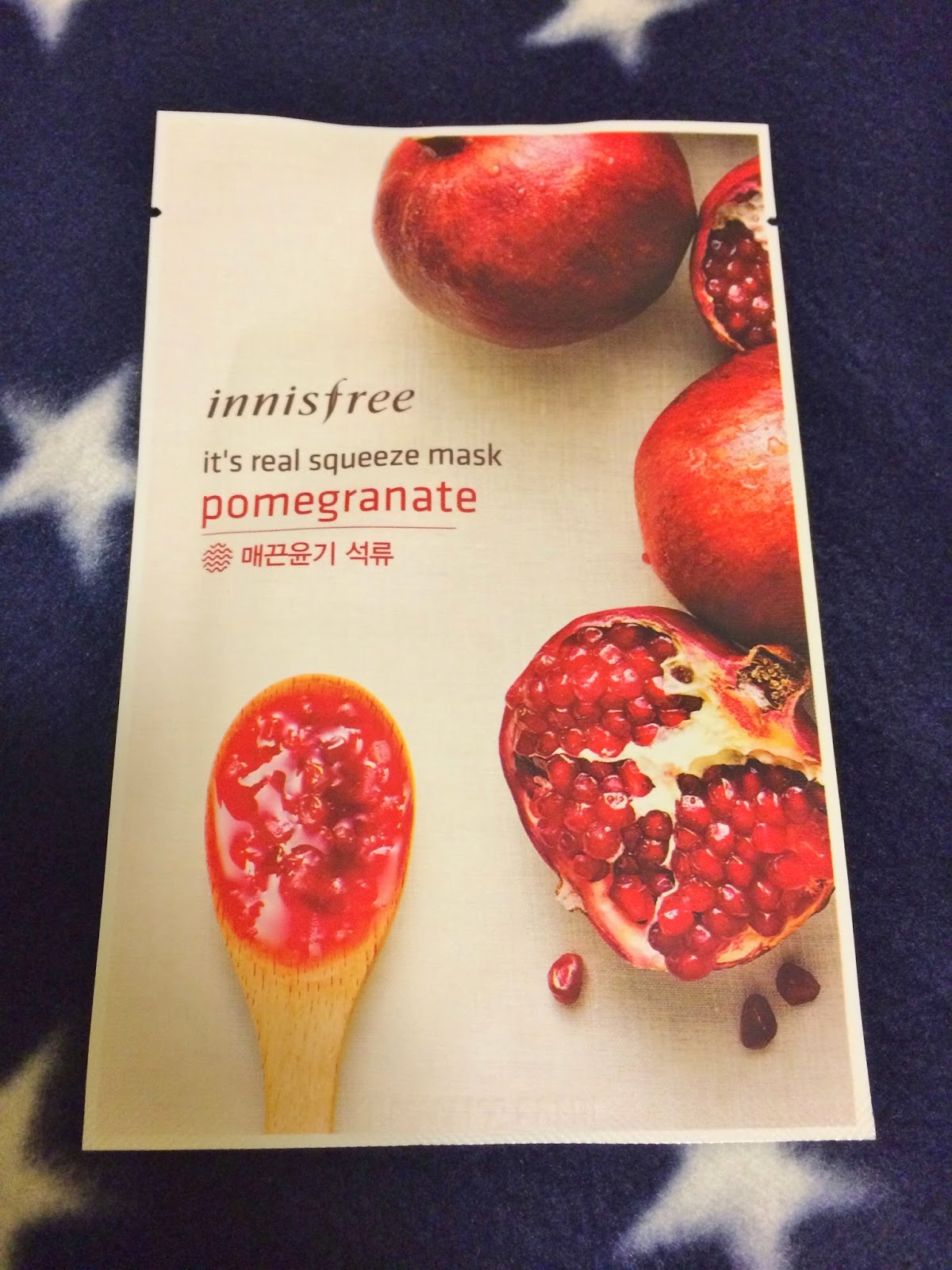 Innisfree Pomegranate It’s Real Squeeze Mask Daily dose of what I love