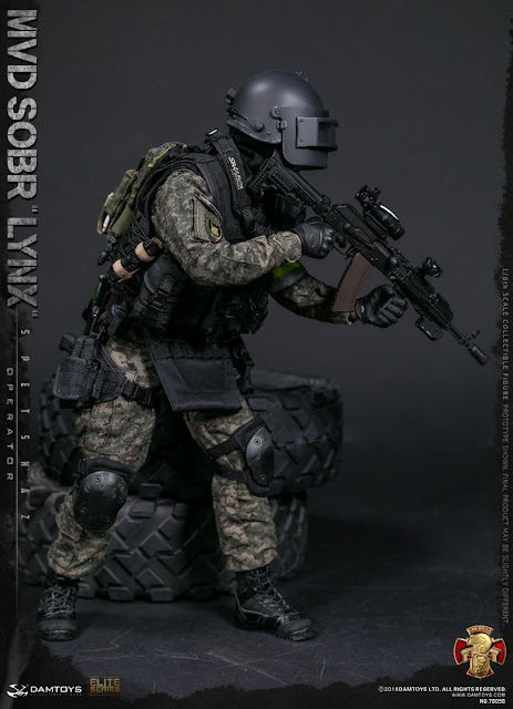 Spetsnaz MVD SOBR LYNX Damtoys Action Figures Body Armor Vest #1-1/6 Scale 