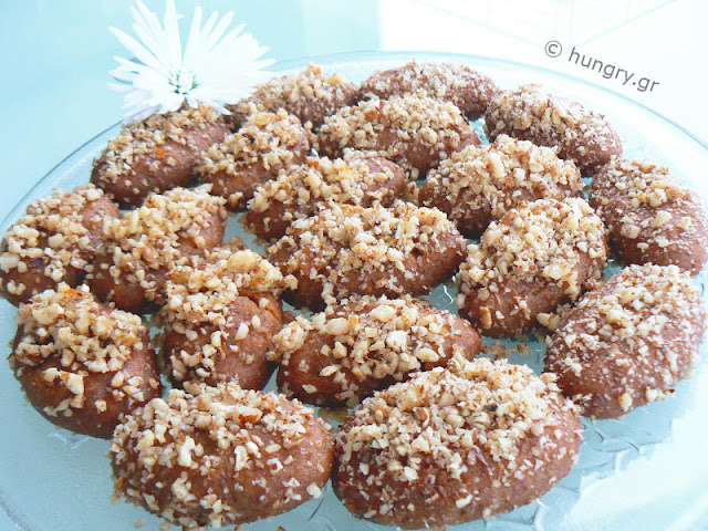 Melomakarona, Honey Cookies with Walnuts