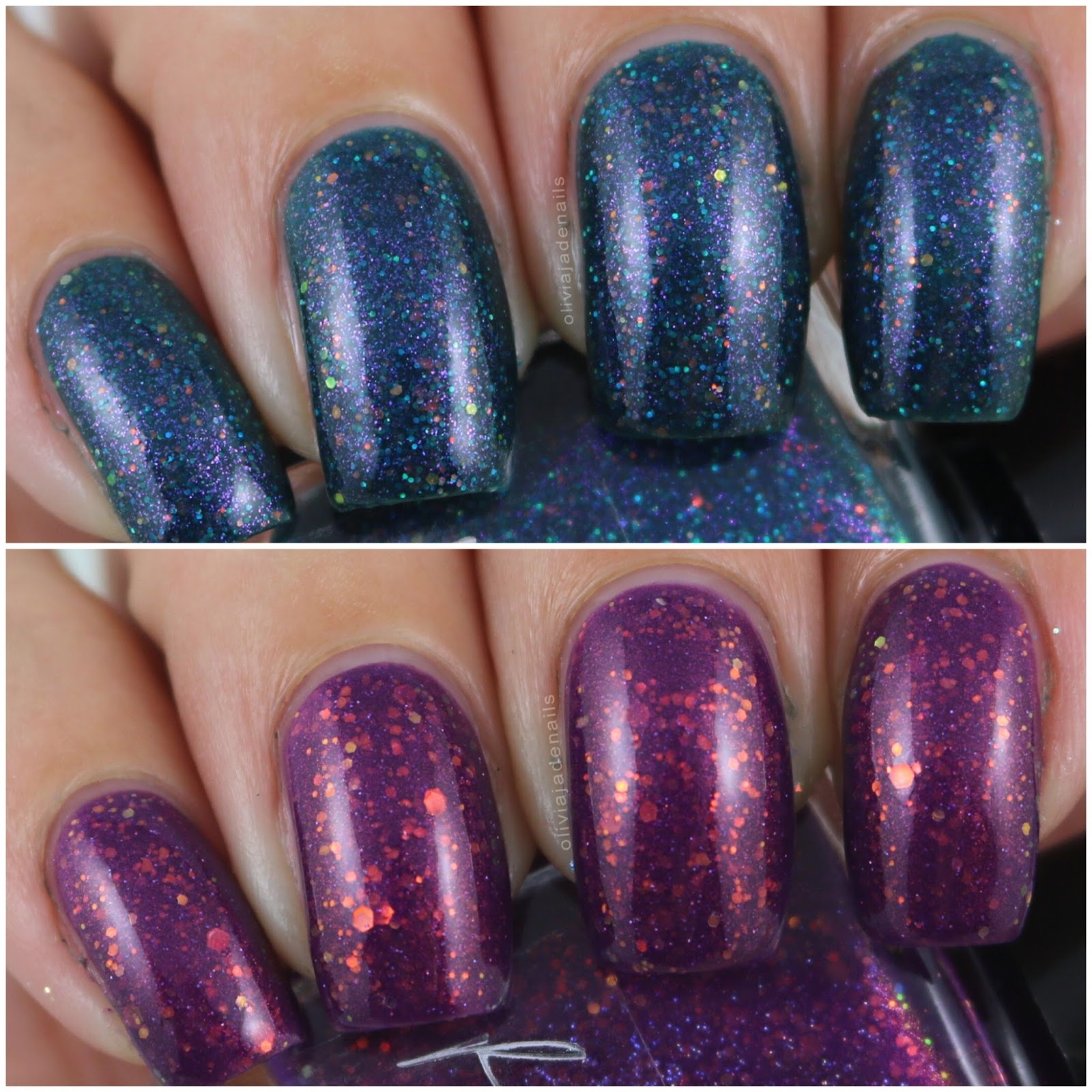 Femme Fatale Cosmetics December Christmas COTMs - Swatches & Review by Olivia Jade Nails