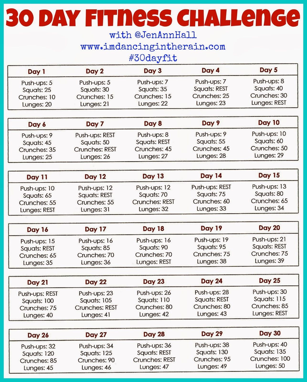 30 day workout plan fitness challenge pros and cons morningwaker