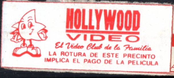 Sticker de Hollywood Video