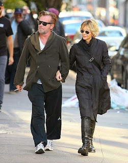 Thing could save if we say that Meg Ryan and her boyfriend, John Mellencamp are suitable couple. And the managed to looked smitten in each other well as the pair were snapped to walking at the Downtown Manhattan street in New York, USA on Monday, November 10, 2014.