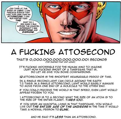 flash attosecond dc comics