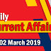 Kerala PSC Daily Malayalam Current Affairs 02 Mar 2019