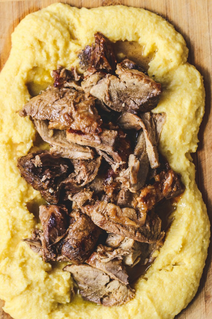 Slow Roasted Italian Pork with Polenta Savoring Italy