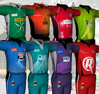 Ahad's Cricket 07 Downloads: KFC Big Bash League 2011-12 Kits