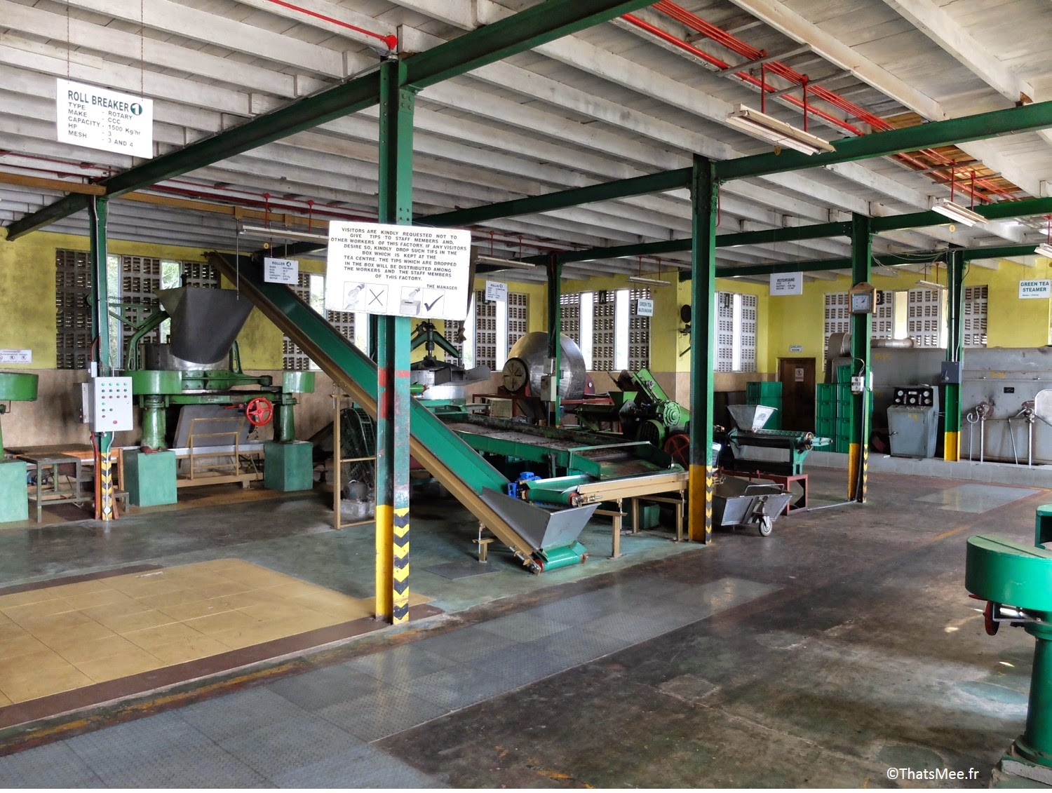 fabrique machines-outils usine de thé noir BOPF Sri-Lanka