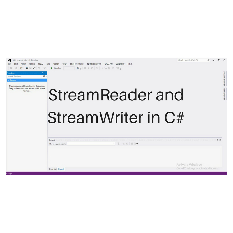 Reading and Writing Files using StreamReader in C ProgrammingWorld