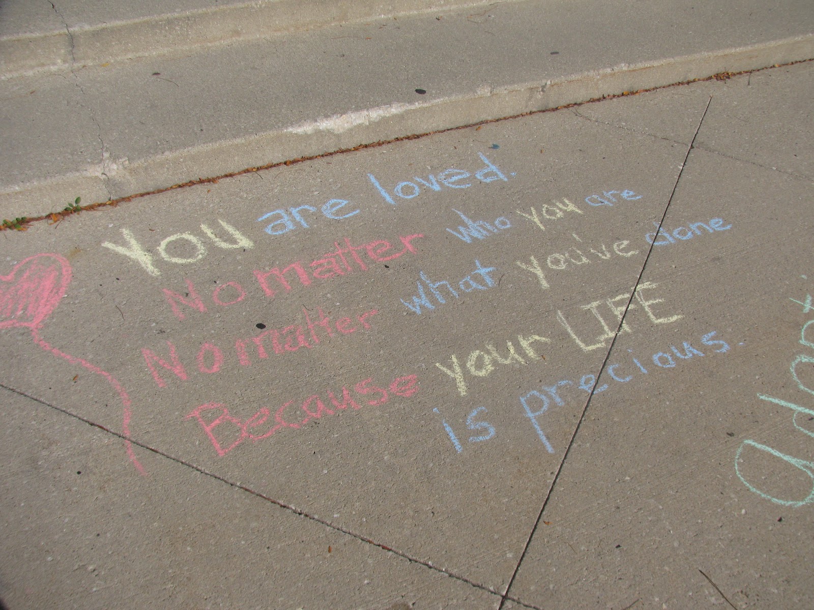 Dixi National ProLife Chalk Day