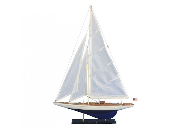  Enterprise Decorative Sailboat Model 