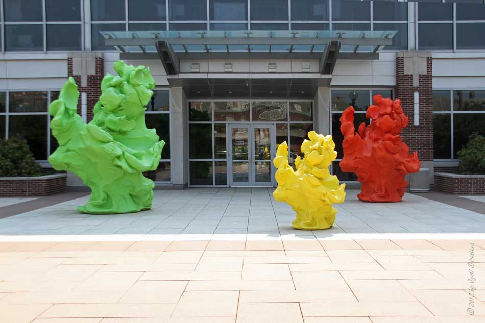 Public Art in Chicago UIUC [Darwin's Playground by Anthony G. Tasset]