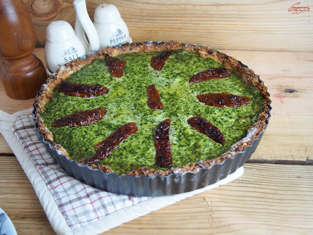 dietetyczna tarta szpinakowa