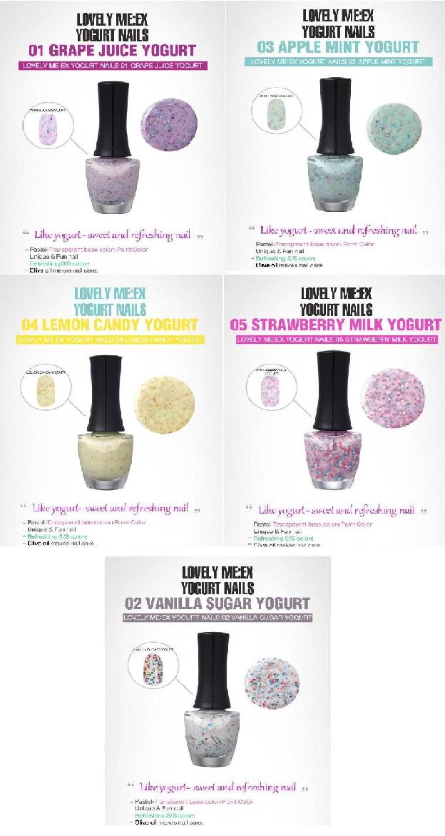 The Face Shop Lovely ME:EX Yogurt Nails