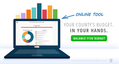 paperless airplane montgomery county seeks your input to budget online tool