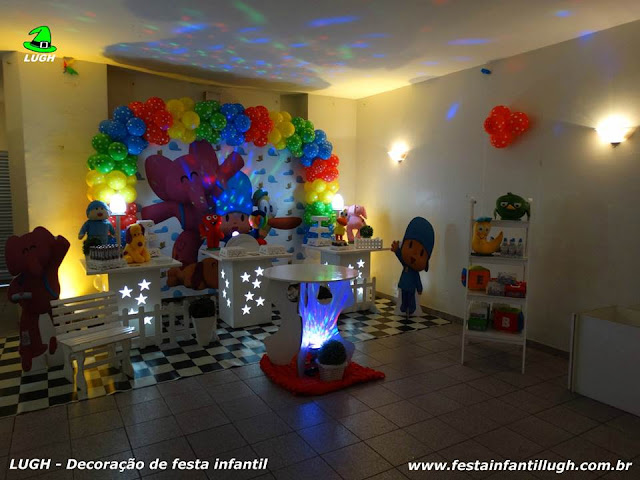 Decoração infantil tema do Pocoyo - Decoração provençal