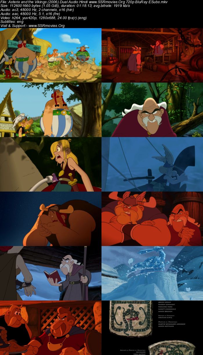 Asterix and the Vikings (2006) Dual Audio Hindi 720p BluRay
