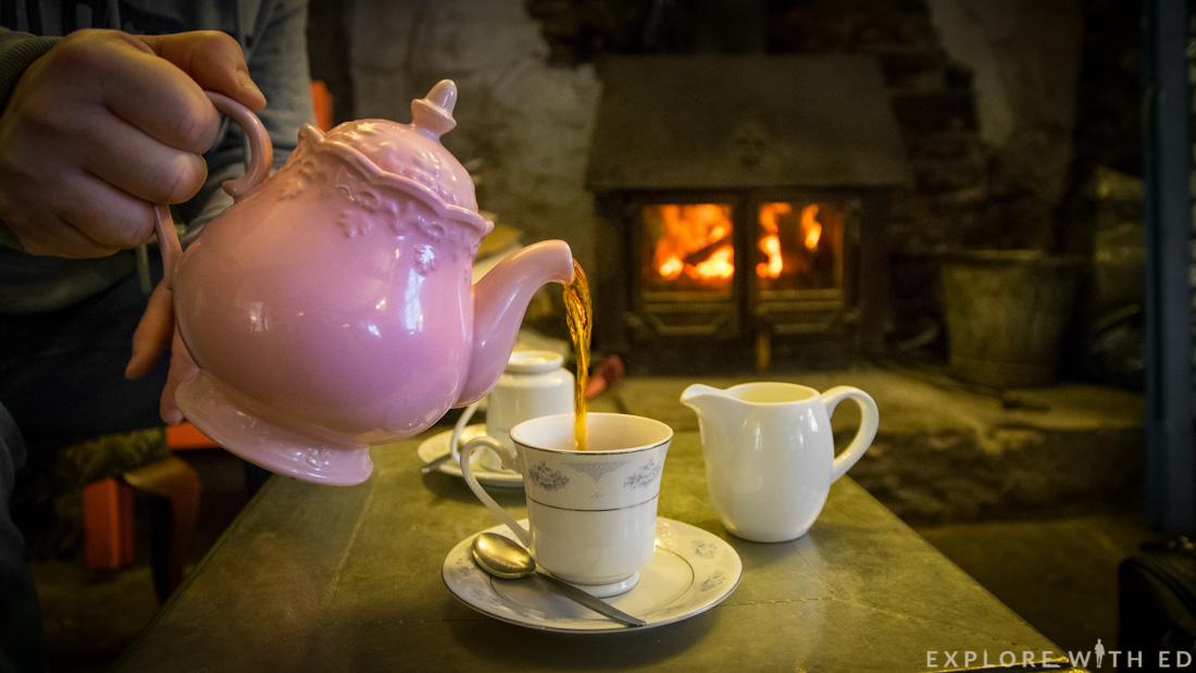 Tea cup and pot, Brecon Beacons National Park