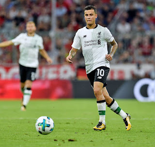 Philippe Coutinho in action for Liverpool Lfc rumour