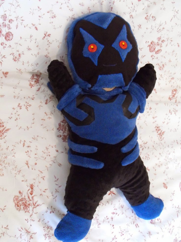 Snowflake Clockwork: Blue Beetle plush doll
