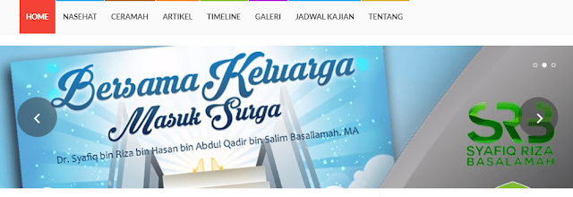 Alamat Website dan Sosial Media Resmi (Official) Ustadz Syafiq Basalamah