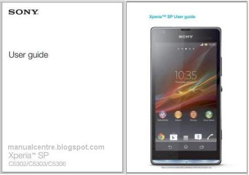 Sony Xperia Sp Manual Pdf Download C5302 C5303 C5306 Manual Centre