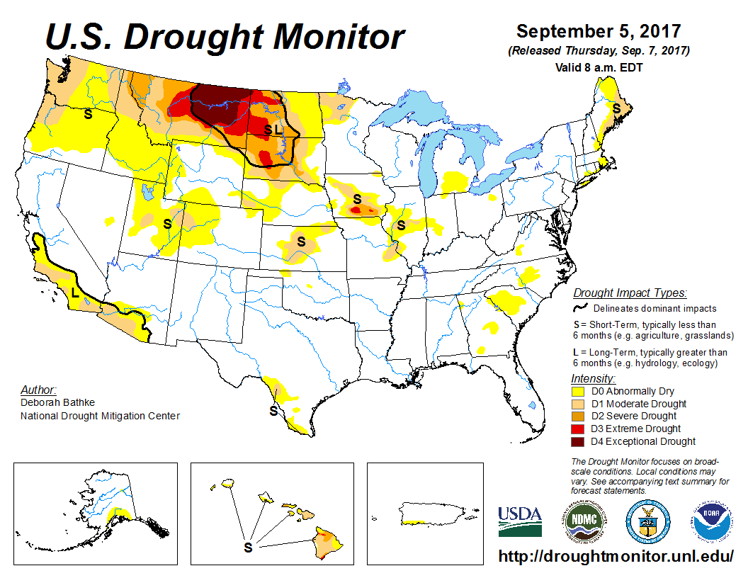 as you can see dry areas have been increasingly getting drier not a good trend at this point i don t see much change through at least september 15 as you can see dry areas have been increasingly getting drier not a good trend at this point i don t see much change through at least september 15