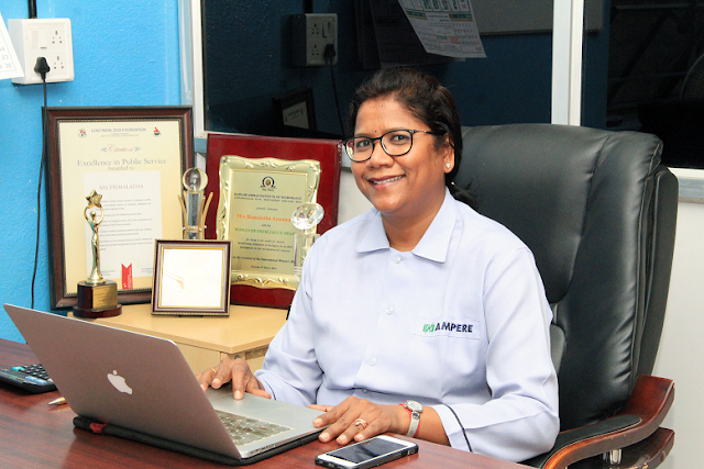 Women Entrepreneur Award to Hemalatha Annamalai, CEO, Ampere Vehicles Women Entrepreneur Award to Hemalatha Annamalai, CEO, Ampere Vehicles