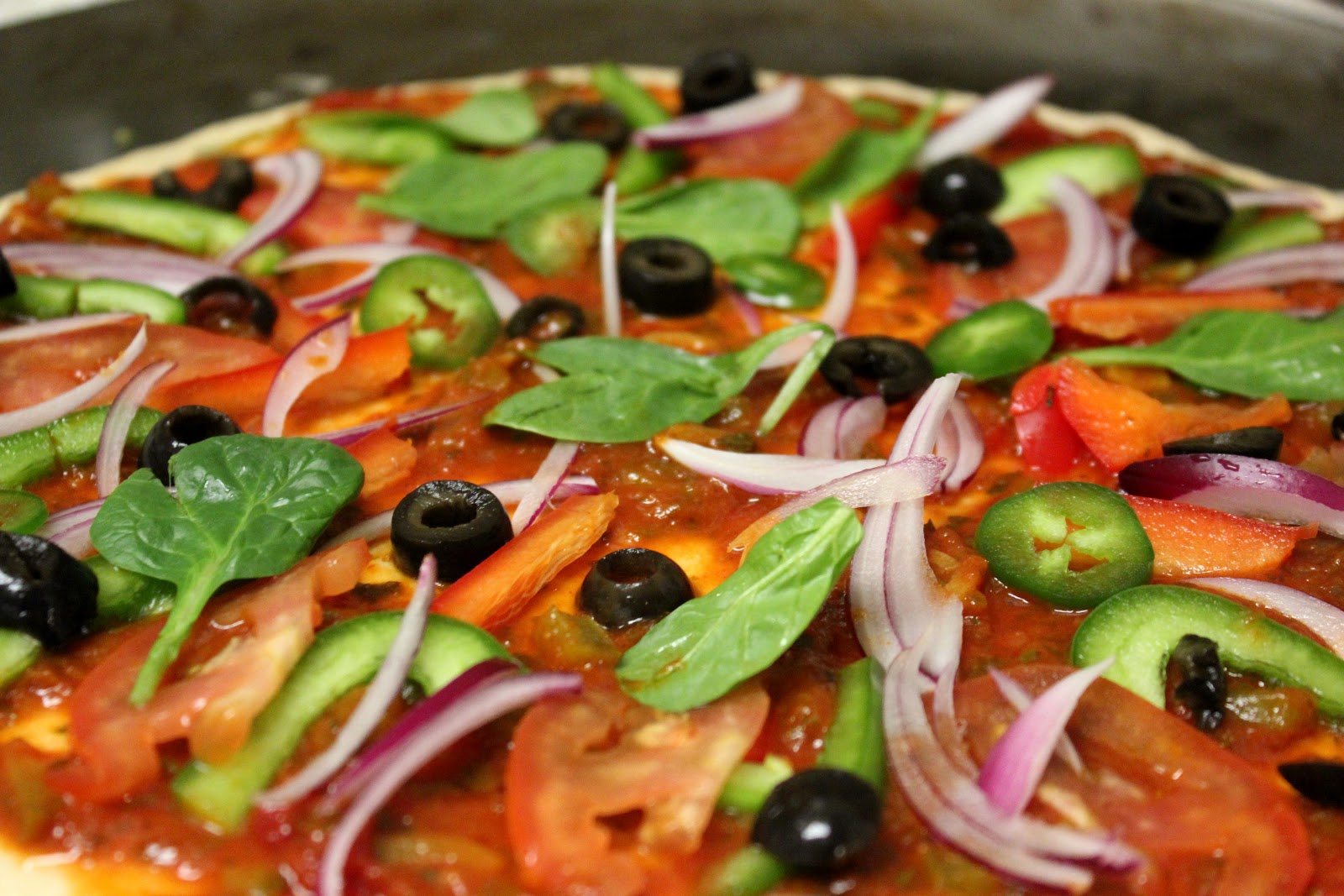 Homemade Vegetable Pizza