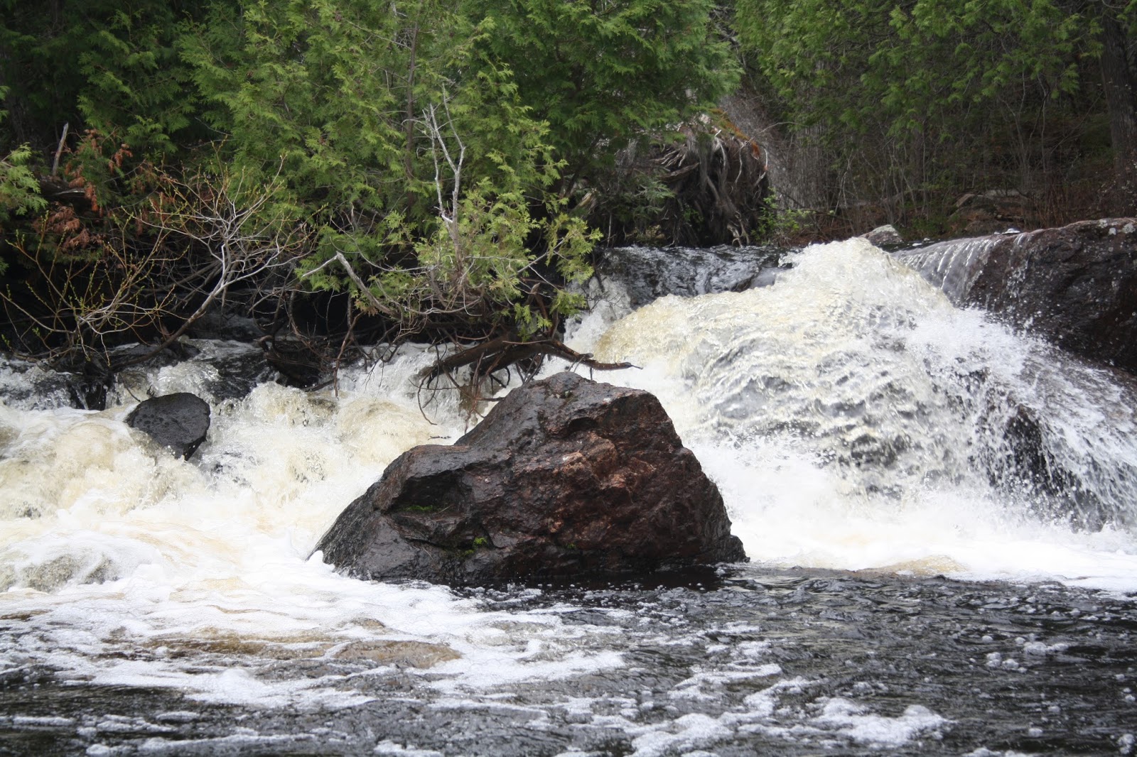 Cici Canoe Trip Log Day 1 Grand Lake to Upper Spectacle Lake; in to