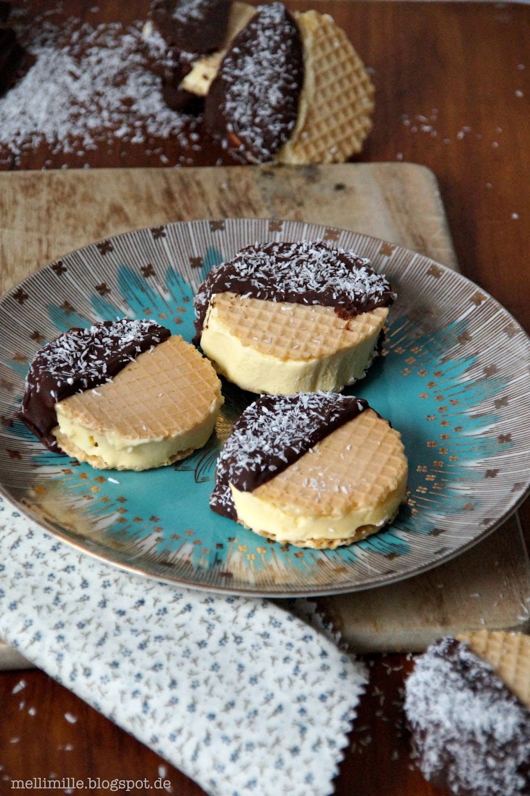 mellimille: Baby, it's icecream-cold outside ..... Mango-Eiscreme-Sandwich mellimille: Baby, it's icecream-cold outside ..... Mango-Eiscreme-Sandwich