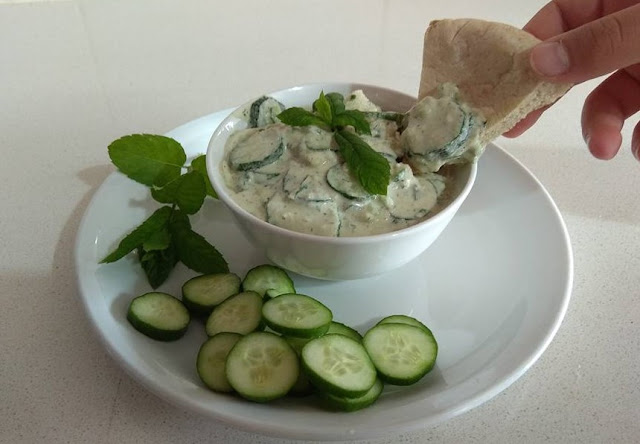 Paleo Vegan Tzatziki Recipe -- Mediterranean Yogurt Cucumber Sauce ...