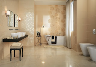 Baños en color beige - Colores en Casa