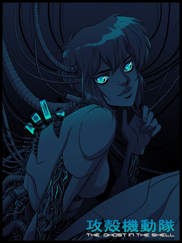 The Geeky Nerfherder #CoolArt Ghost In The Shell by Becky Cloonan