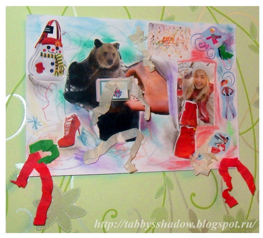 "Зимний" коллаж
