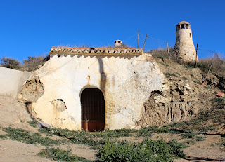 Barrio casa cuevas de Guadix