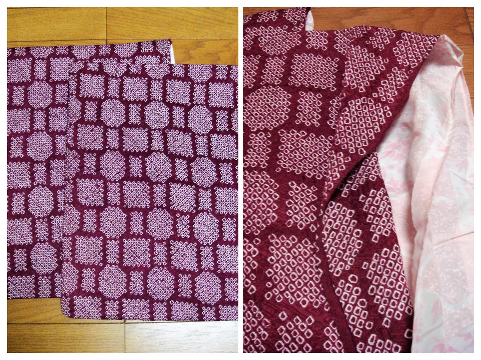 リメイクで余った羽織の袖（袷）活用法|50代60代の普段着物～母の着物からハッピーライフ