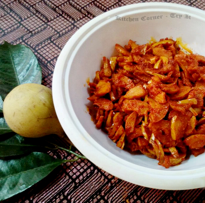 Jathikka Achar/Nutmeg Fruit Pickle