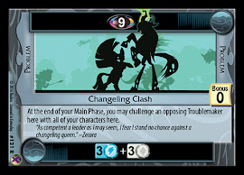 My Little Pony Changeling Clash Marks in Time CCG Card
