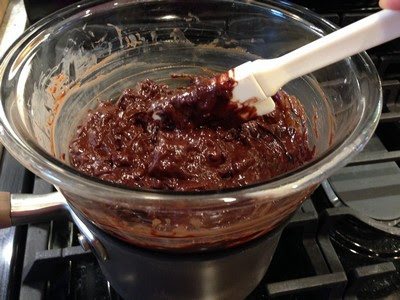 What are tips for melting chocolate chips for dipping