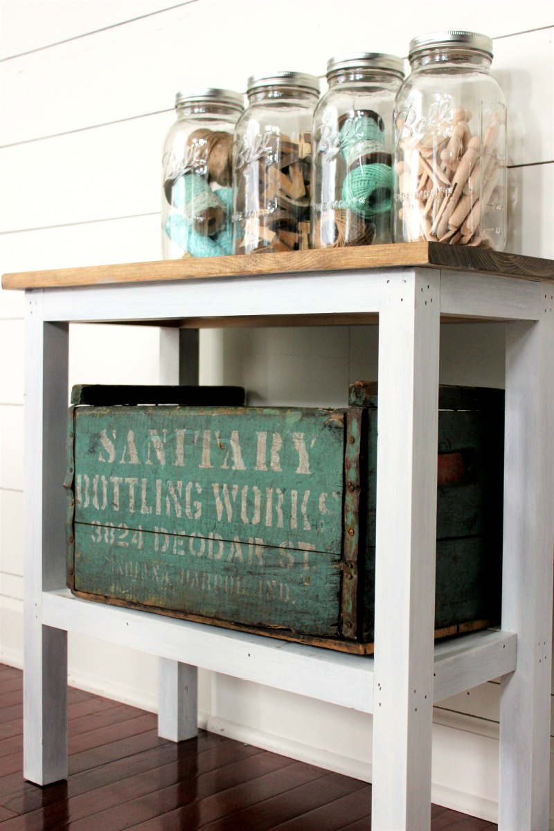 Farmhouse accent table