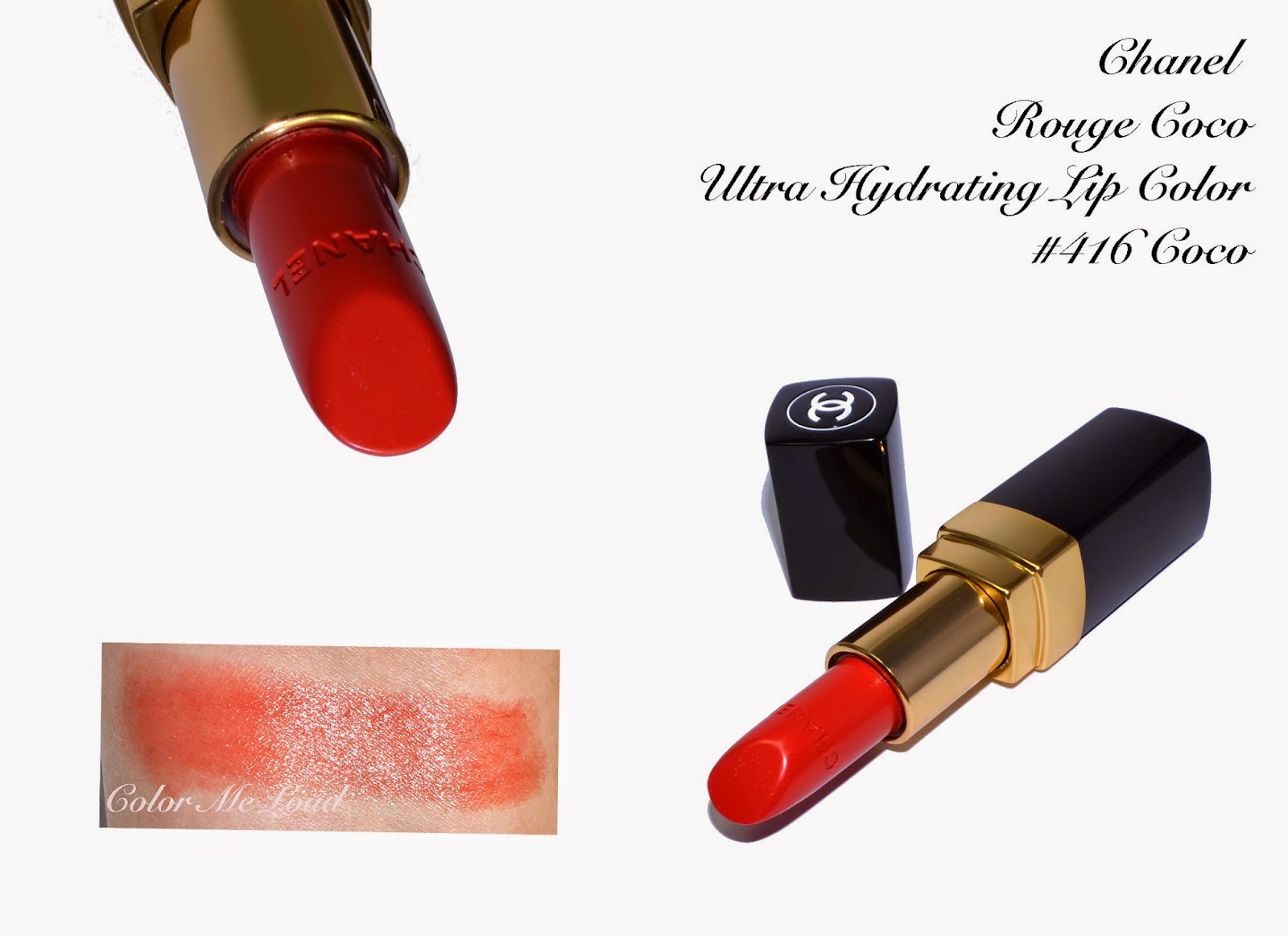 Chanel Rouge Coco Ultra Hydrating Lip #416 Coco & #454 Jean, Review, Swatch, & FOTD | Me Loud