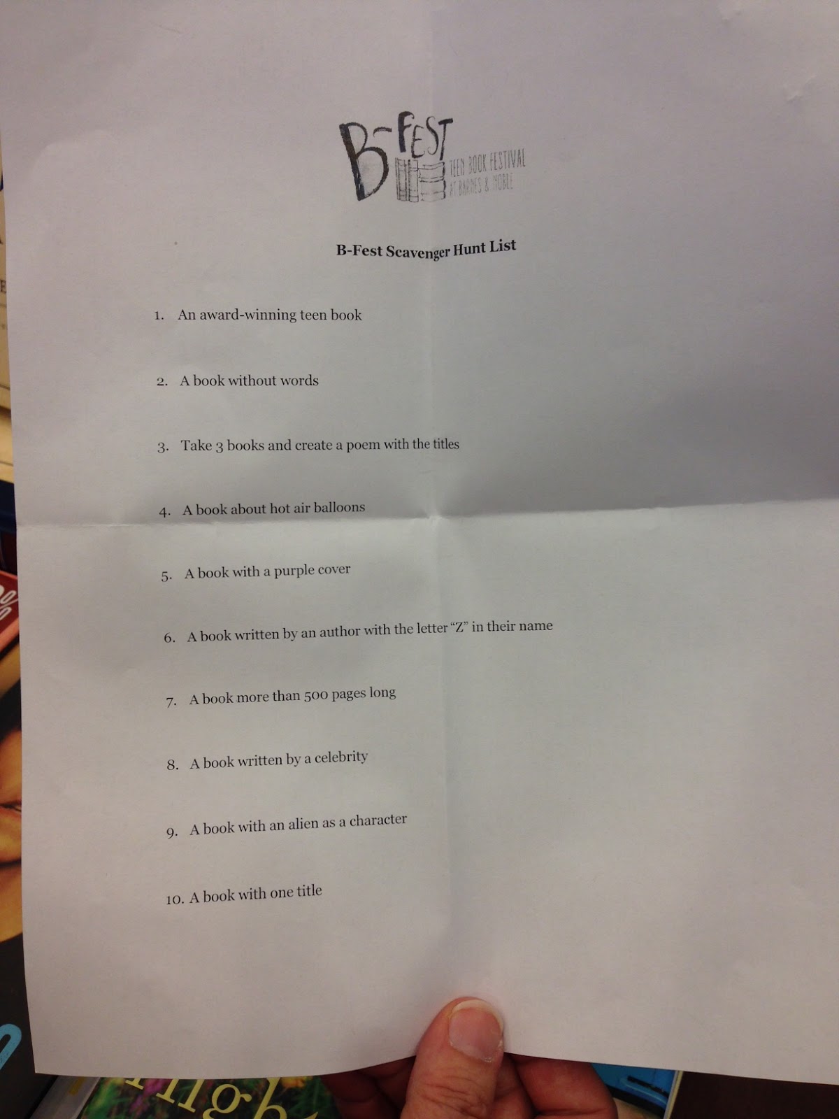 Awkwordly Emma A Barnes Noble Scavenger Hunt